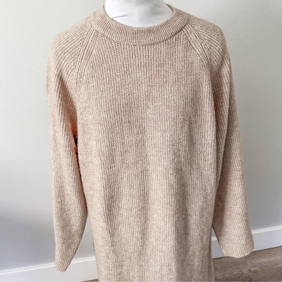 H&M Beige Wool Knit Sweater Dress - Picture 3 of 10